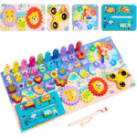 Multifunctional Logarithm Board Game | 8 Parts Kids Learning Toy
