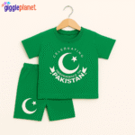 14 August T-Shirt & Shorts Set for Kids