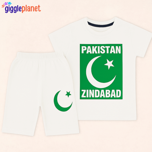 Kids Azadi Dress_Pakistan Zindabad