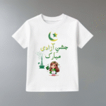 Jashn e Azadi Mubarak – Cool Independence Tee for Boys & Girls