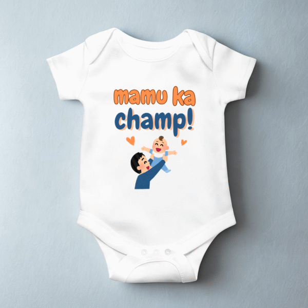 Mamu Ka Champ | Adorable Rompers for Your Little Star