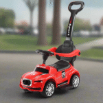 Interactive Kids Ride-On Push Car with Steering Wheel