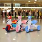 Ride-On Tricycle With Cute Cartoon Face